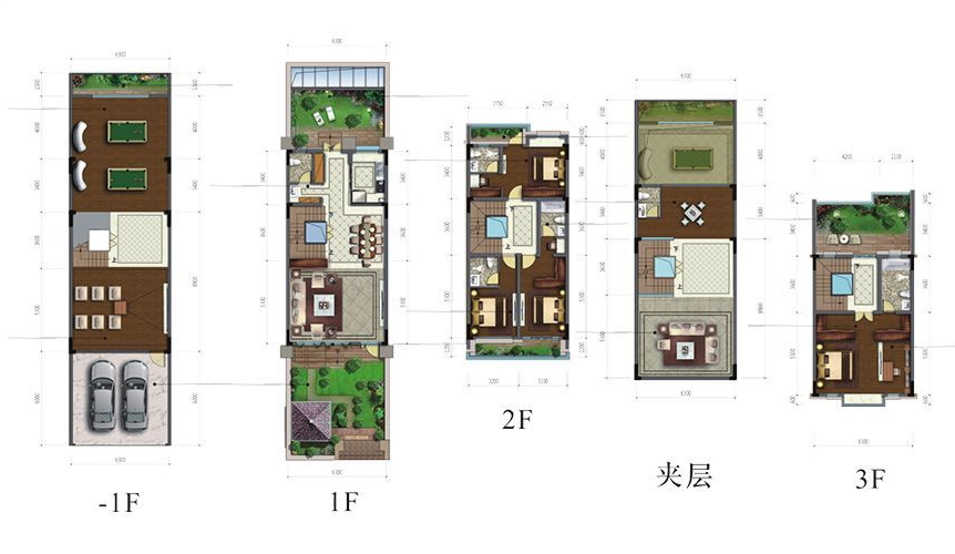 蓝光雍锦园别墅户型